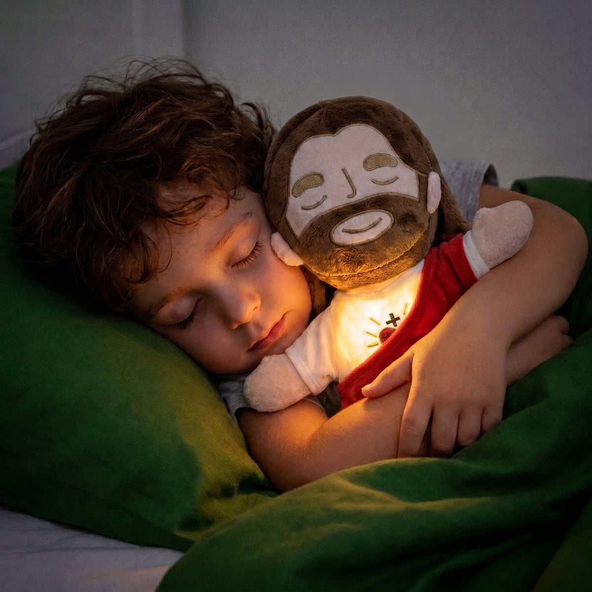 Peluche que ilumina y calma al dormir