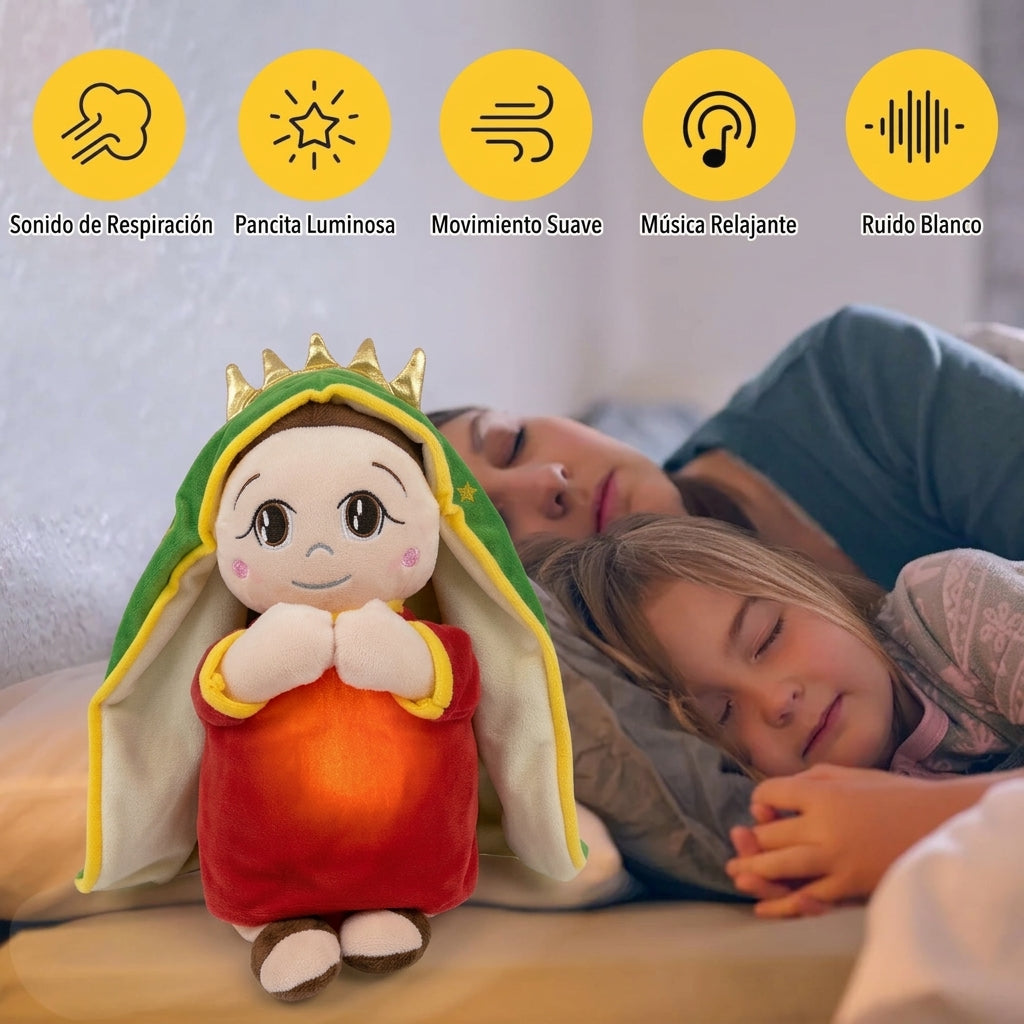 Peluche que ilumina y calma al dormir