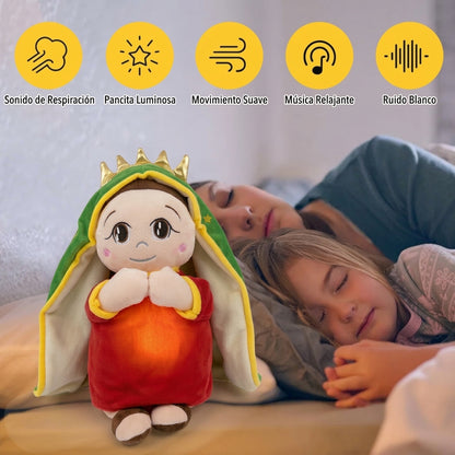 Peluche que ilumina y calma al dormir